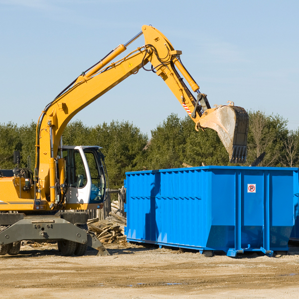 are there any restrictions on where a residential dumpster can be placed in Agoura Hills